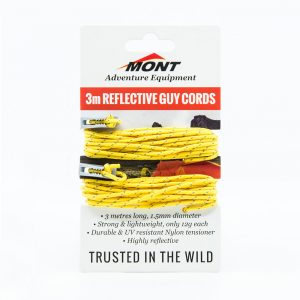 Mont 1.5mm Reflective 2 pack Guys ropes